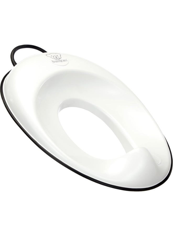 BABYBJORN - Baby Toilet Training Seat - White And Black - Image 1