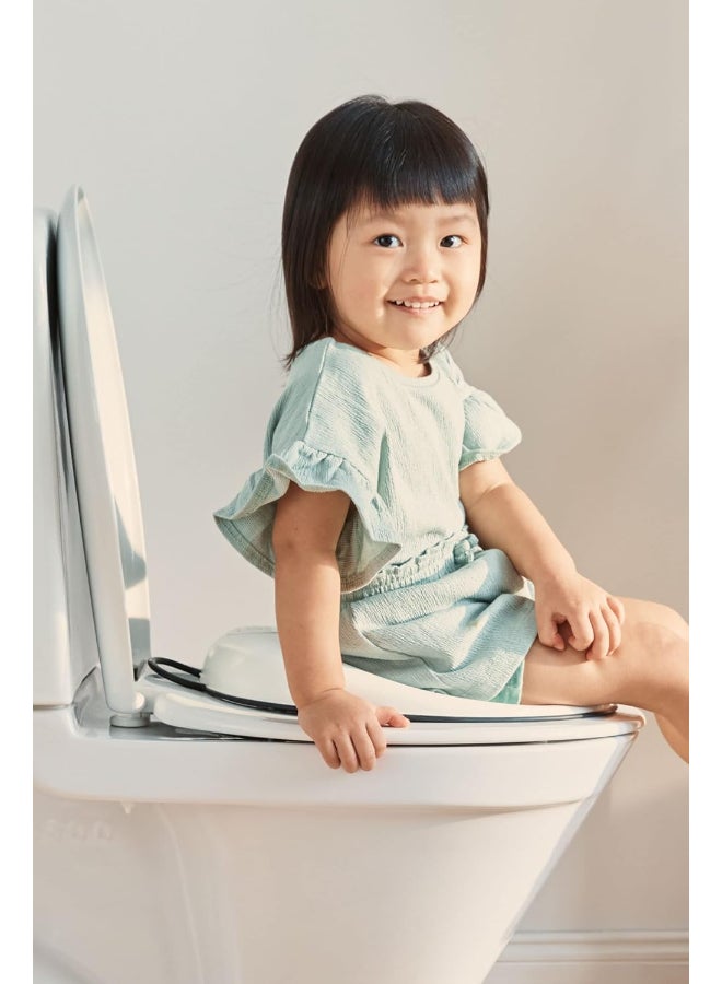 BABYBJORN - Baby Toilet Training Seat - White And Black - Image 1
