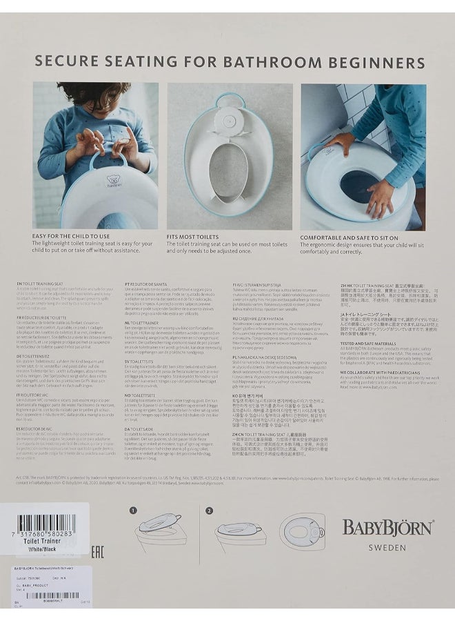 BABYBJORN - Baby Toilet Training Seat - White And Black - Image 1