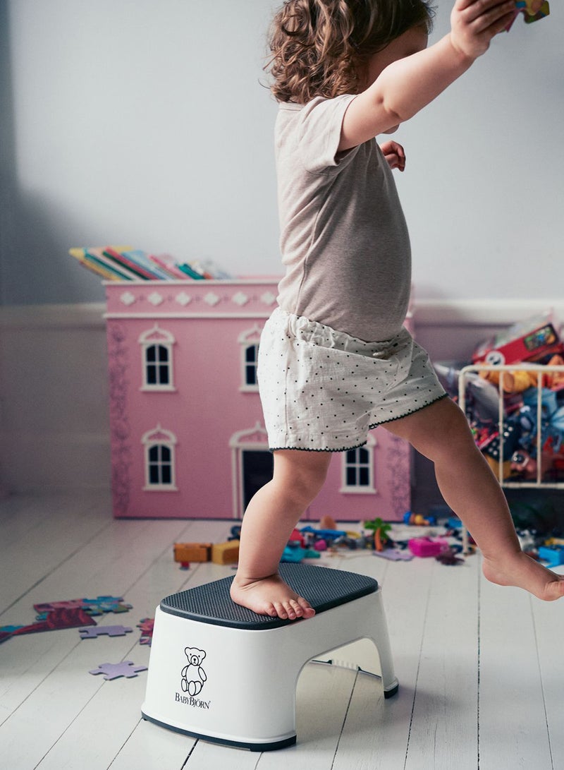 BABYBJORN - Baby Step Stool White And Grey - Image 1