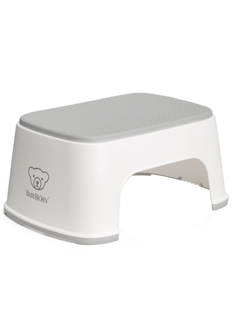 BABYBJORN Baby Step Stool White And Grey  - Image 1