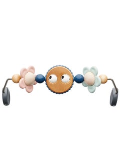 Googly Eyes Pastels Wooden Toy For Baby Bouncer Multicolour