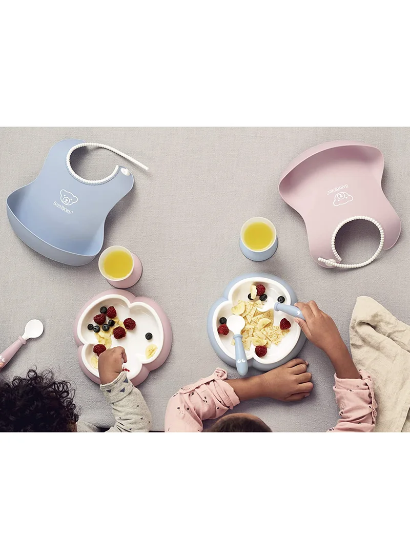 BABYBJORN Pack Of 2 Baby Spoon And Fork - Powder Pink And White
