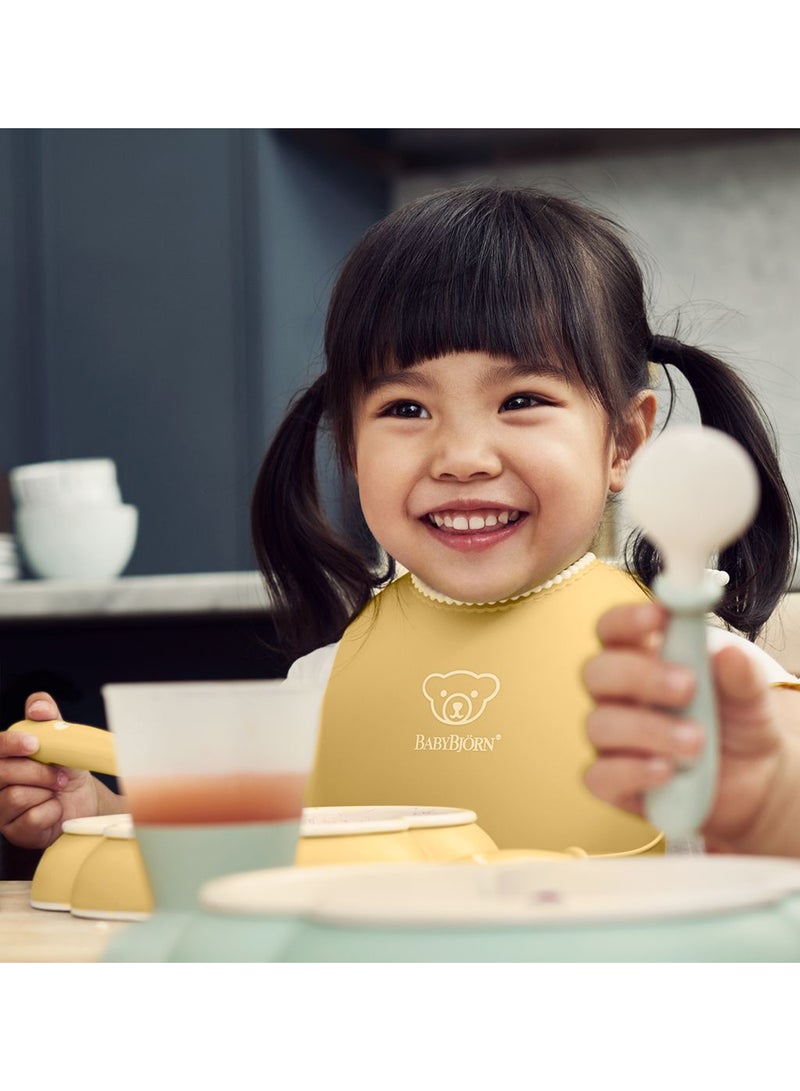 BABYBJORN - Pack Of 5 Baby Dinner Set Powder Yellow - Image 1