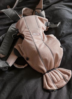 BABYBJORN Baby Carrier Mini 3D Mesh Pearly Pink And Grey  - Image 2