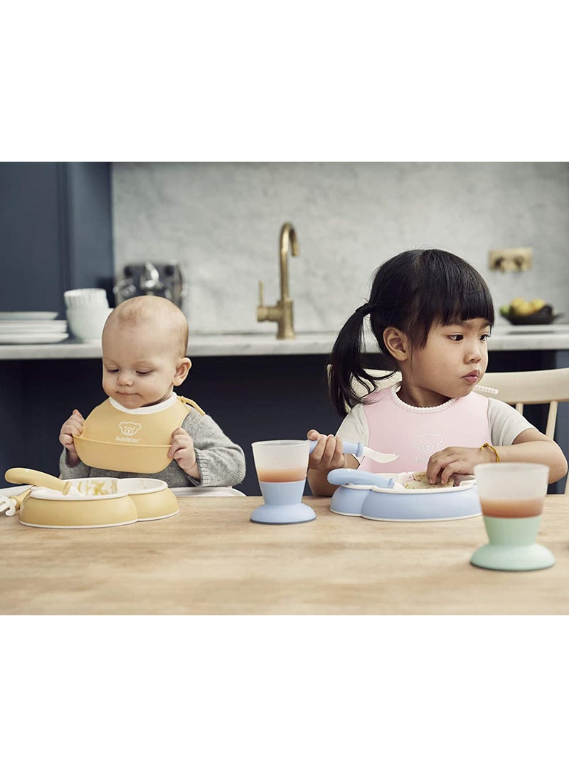 BABYBJORN - Baby Feeding Bib Turquoise Blue - Image 1
