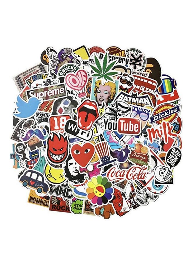 100-Piece Waterproof Cartoon Sticker - Image 4