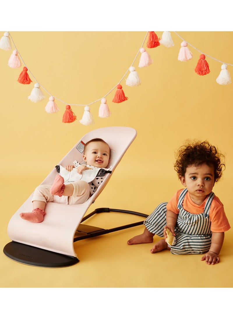 BABYBJORN - Bouncer Balance Soft Cotton Jersey Light Pink And Grey - Image 1