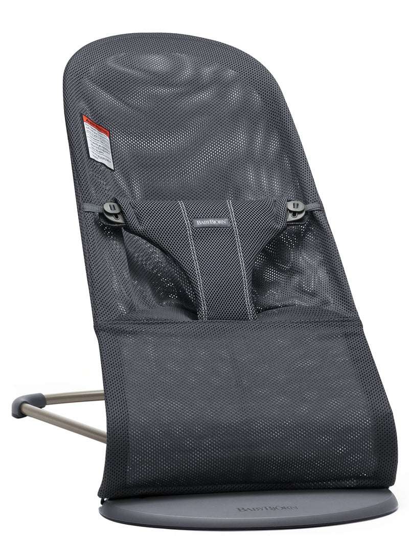 BABYBJORN - Baby Bouncer Bliss Mesh Anthracite Grey - Image 1