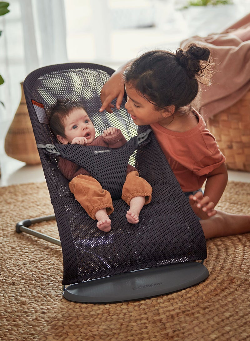 BABYBJORN - Baby Bouncer Bliss Mesh Anthracite Grey - Image 1