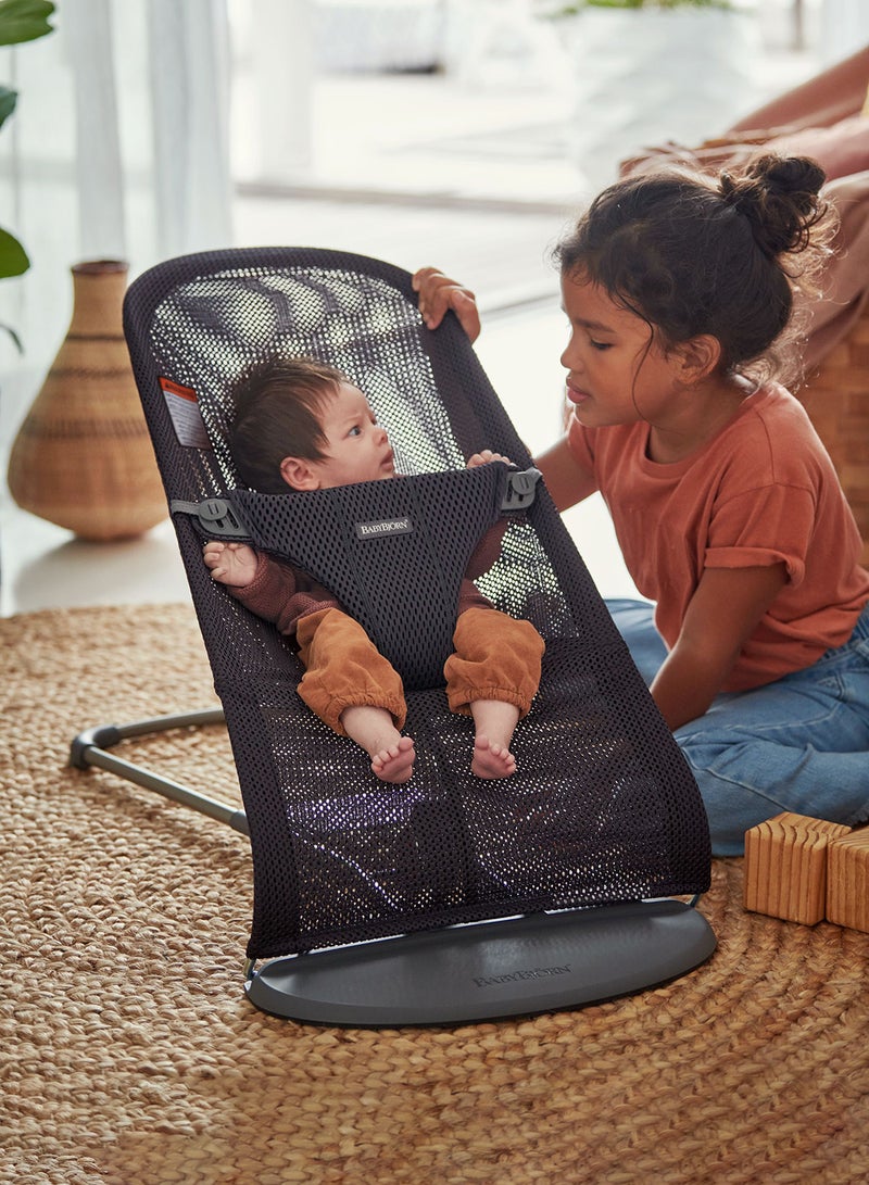 BABYBJORN - Baby Bouncer Bliss Mesh Anthracite Grey - Image 1