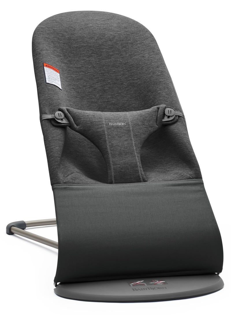 BABYBJORN - Baby Bouncer Bliss 3D Jersey Charcoal Grey - Image 1