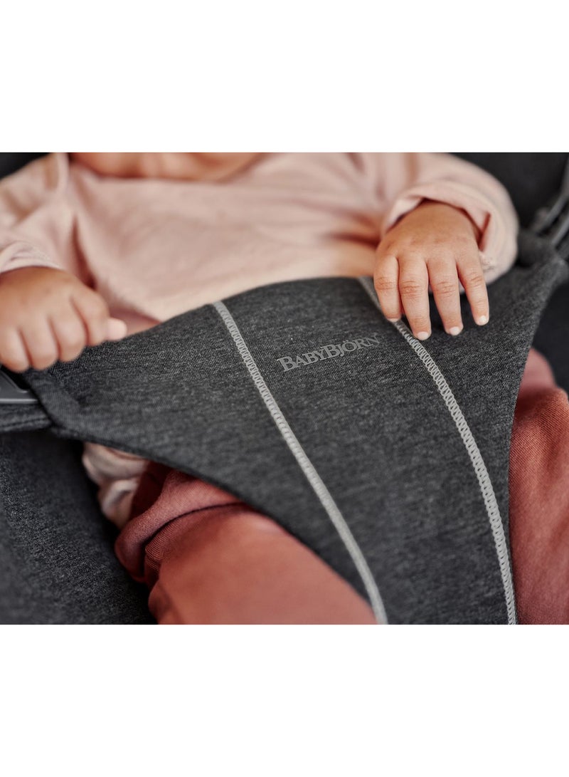BABYBJORN - Baby Bouncer Bliss 3D Jersey Charcoal Grey - Image 1