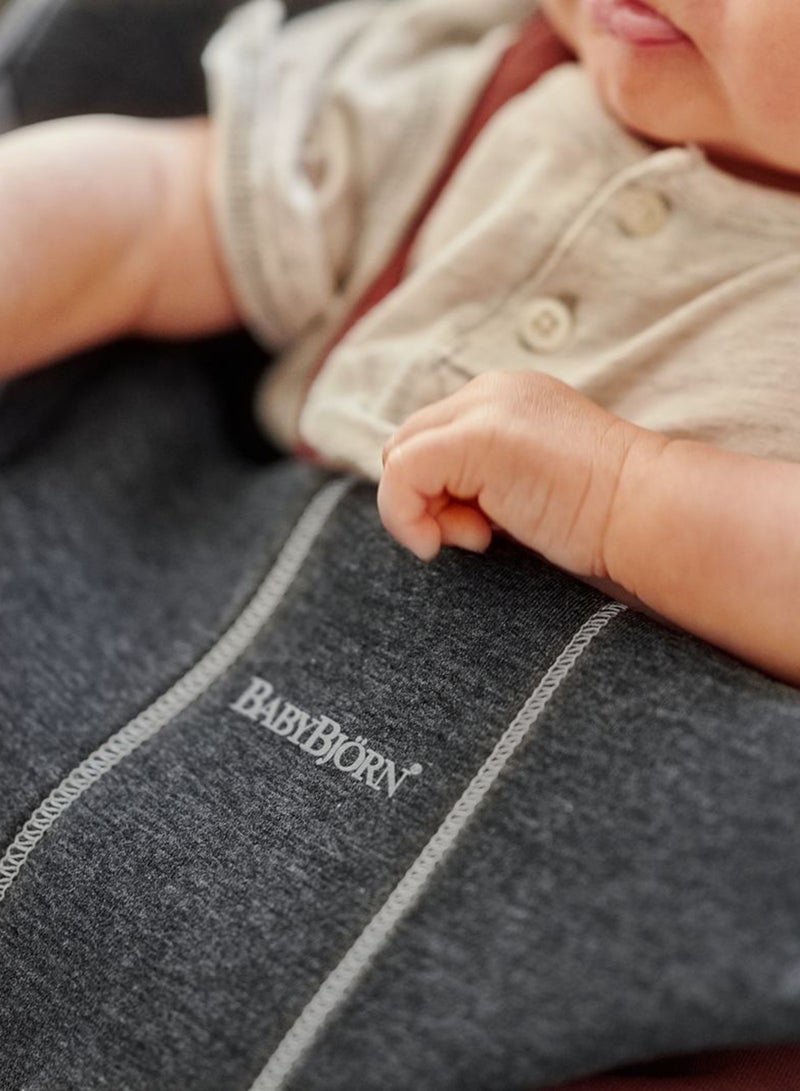 BABYBJORN - Baby Bouncer Bliss 3D Jersey Charcoal Grey - Image 1