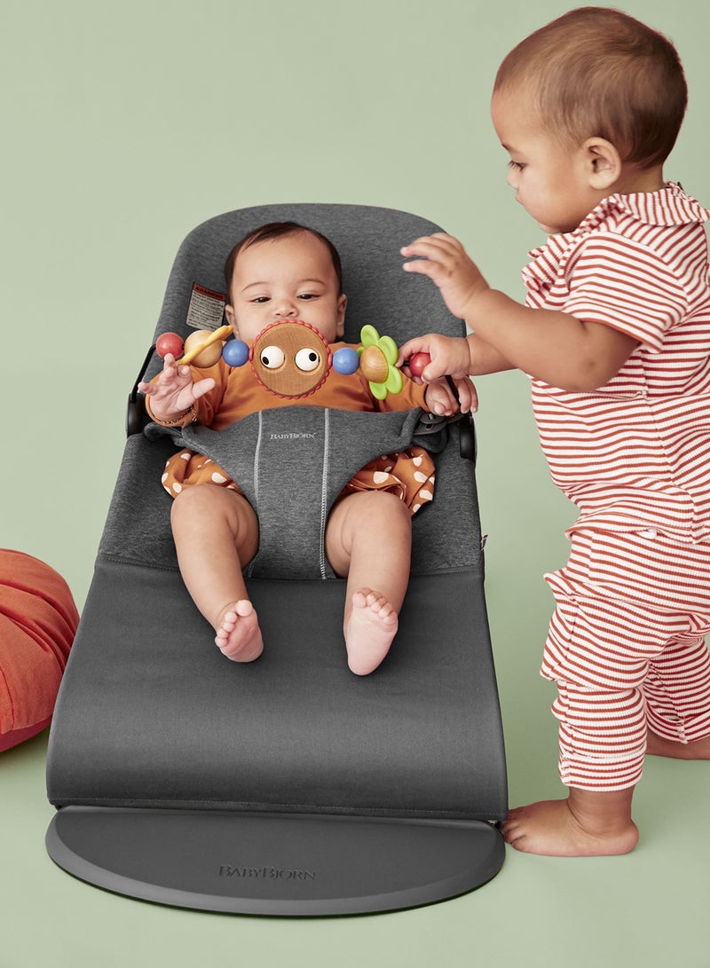 BABYBJORN - Baby Bouncer Bliss 3D Jersey Charcoal Grey - Image 1