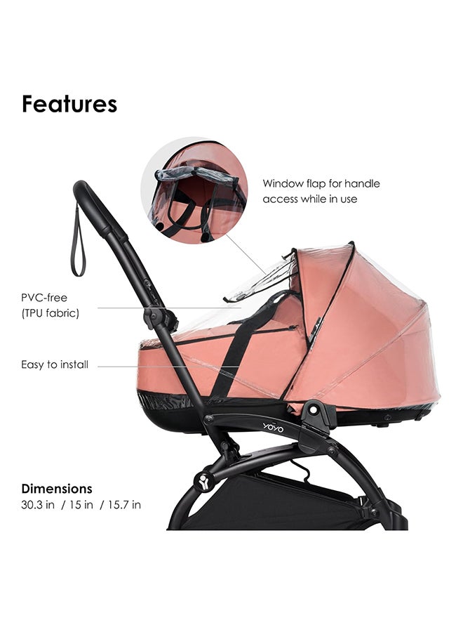 Yoyo Rain Cover For Baby Bassinet Protect Baby From Bad Weather Easy To Install And Store - pnsku/N46890292A/45/_/1733470579/7f2acf7a-69cb-4600-ba53-38f76895cadd