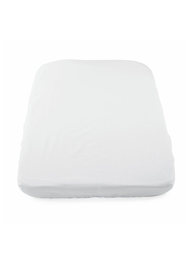 Chicco Protective Terry Cover For Mattress For Next2Me (80% Cotton, 20% Polyester), White  - Image 1