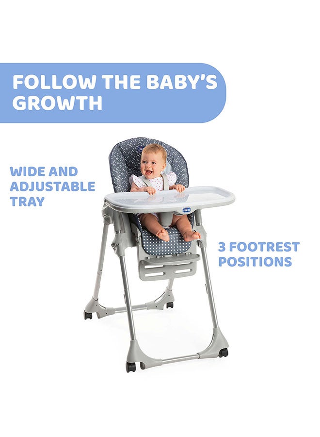 Chicco - Polly Easy Highchair 6M-3Y, Pinguin - Image 1