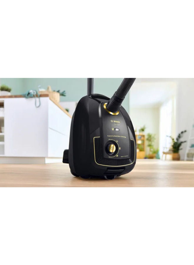 BOSCH - Bosch Serie 4 Bagged Vacuum Cleaner, 4 L 2200 W BGL38GOLD Black - Image 1