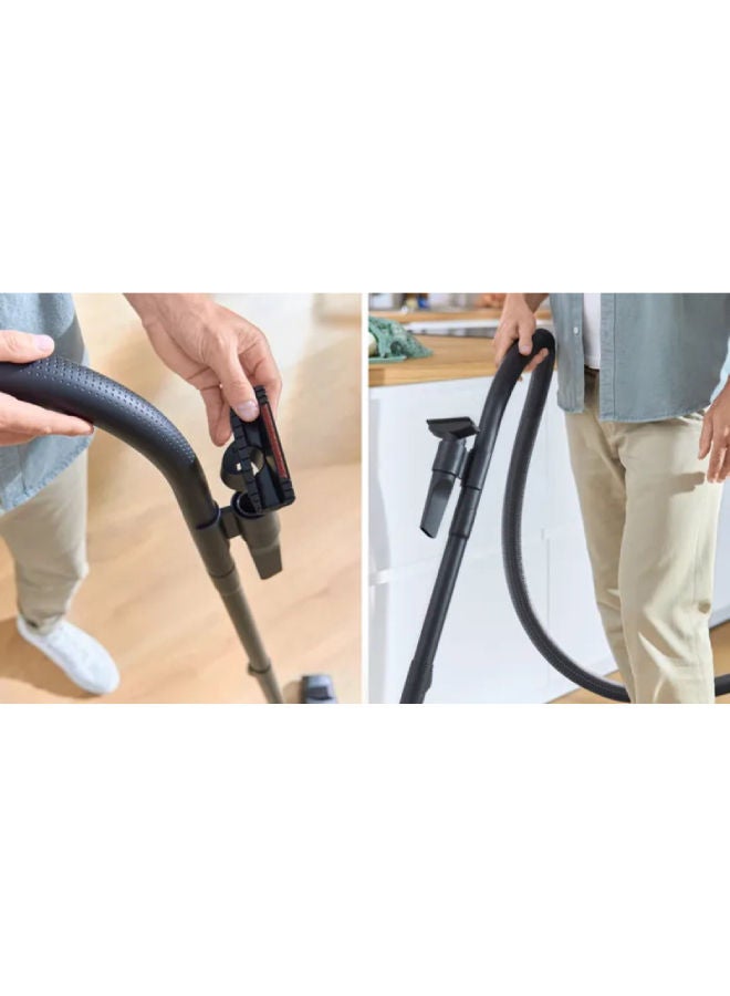BOSCH - Bosch Serie 4 Bagged Vacuum Cleaner, 4 L 2200 W BGL38GOLD Black - Image 1
