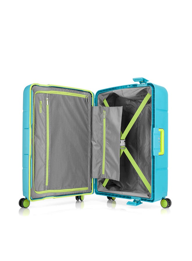 AMERICAN TOURISTER Trigard Spinner Small Cabin Luggage Trolley Blue - Image 5