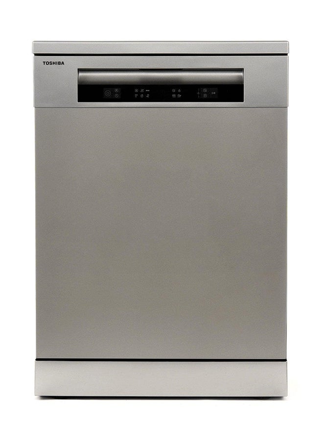 Toshiba - Dish Washer With 6 Program 2100W 2100 W DW-14F1ME(S) Silver - Image 1