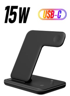 3-in-1 Z5 Wireless Charger Stand Black