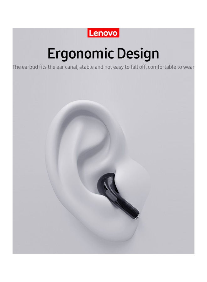 Lenovo LivePods HT38 TWS Bluetooth 5.0 Earphone Mini Portable Earbuds 9D Stereo Waterproof Sport Headphone with Mic Black - Image 3