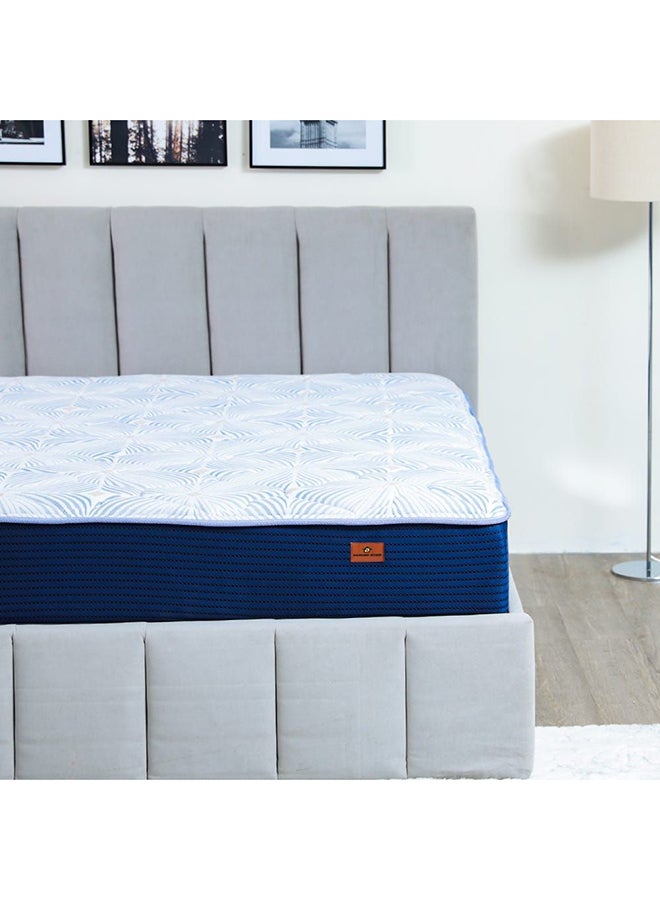 DANUBE HOME - Gel Memory Foam with Pocket Spring King Mattress Medium Soft Feel White 200x180x25cmcm - Image 1