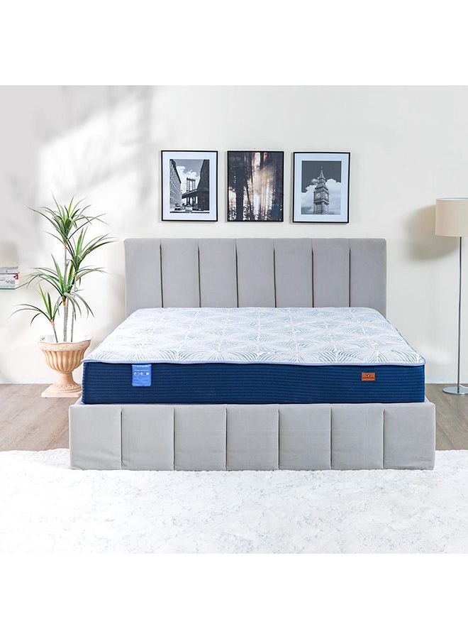DANUBE HOME - Gel Memory Foam with Pocket Spring King Mattress Medium Soft Feel White 200x180x25cmcm - Image 1