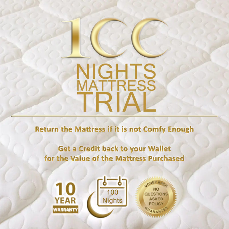 DANUBE HOME - Gel Memory Foam with Pocket Spring King Mattress Medium Soft Feel White 200x180x25cmcm - Image 1