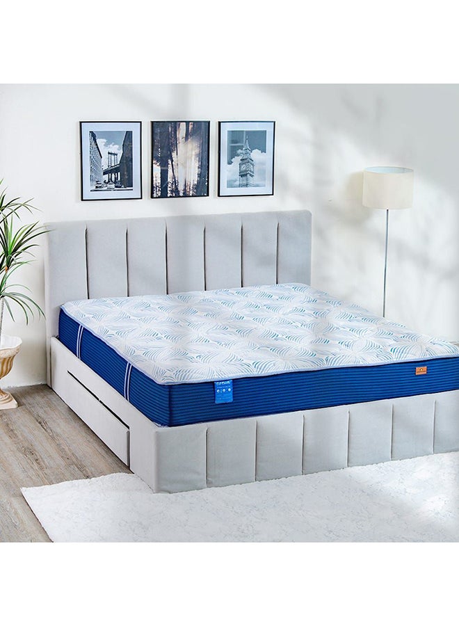 DANUBE HOME - Gel Memory Foam with Pocket Spring King Mattress Medium Soft Feel White 200x180x25cmcm - Image 1