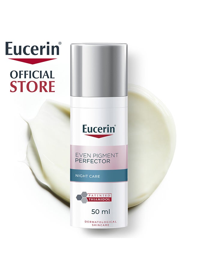 Eucerin Even Pigment Perfector Face Night Cream With Thiamidol Moisturizer For All Skin Types Clear 50ml - Image 1