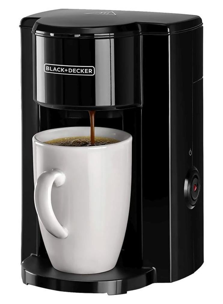 BLACK+DECKER Coffee Maker - 1 Cup 125 ml 350 W DCM25N-B5 Black/White - Image 1