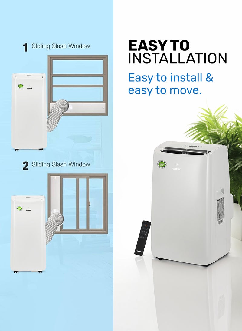 جيباس - مكيف الهواء المحمول 2150 W GACP1216CU أبيض - Image 1