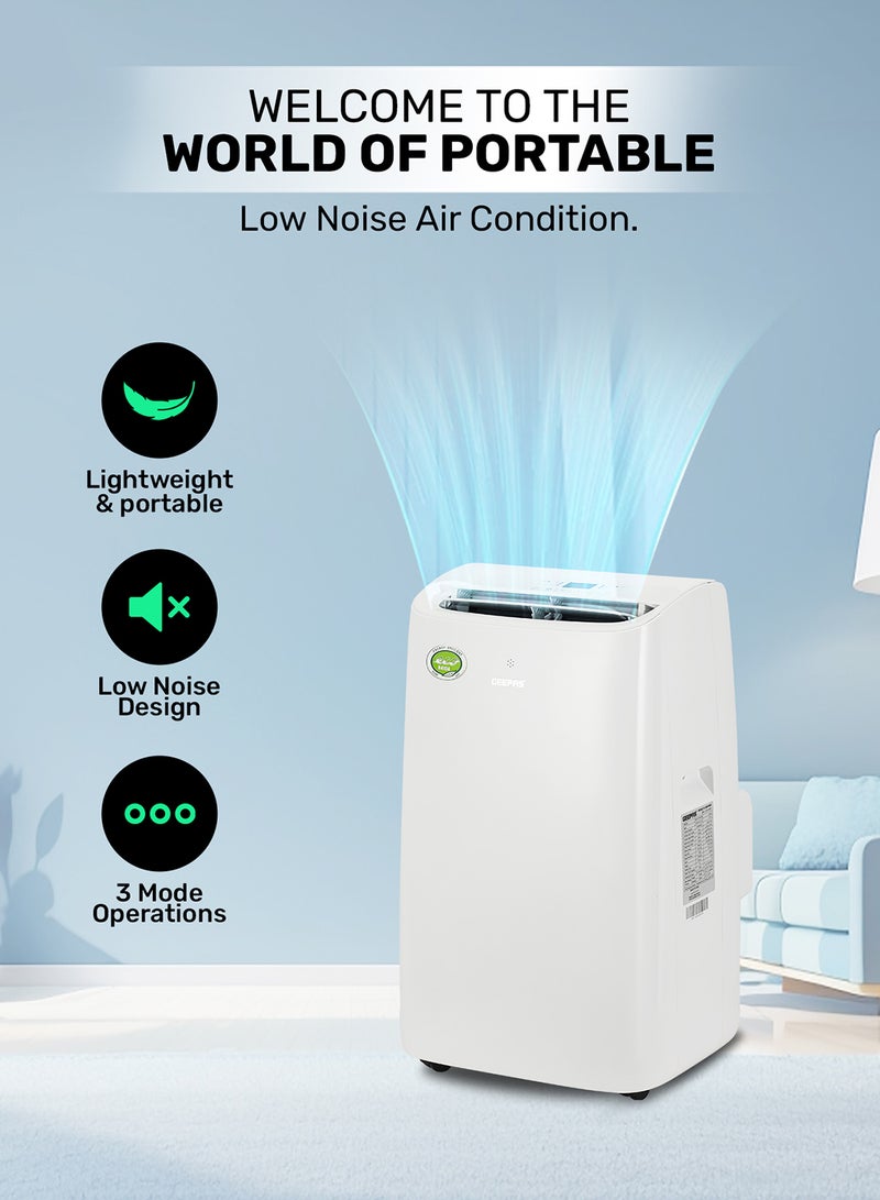 جيباس مكيف الهواء المحمول 2150 W GACP1216CU أبيض  - Image 3