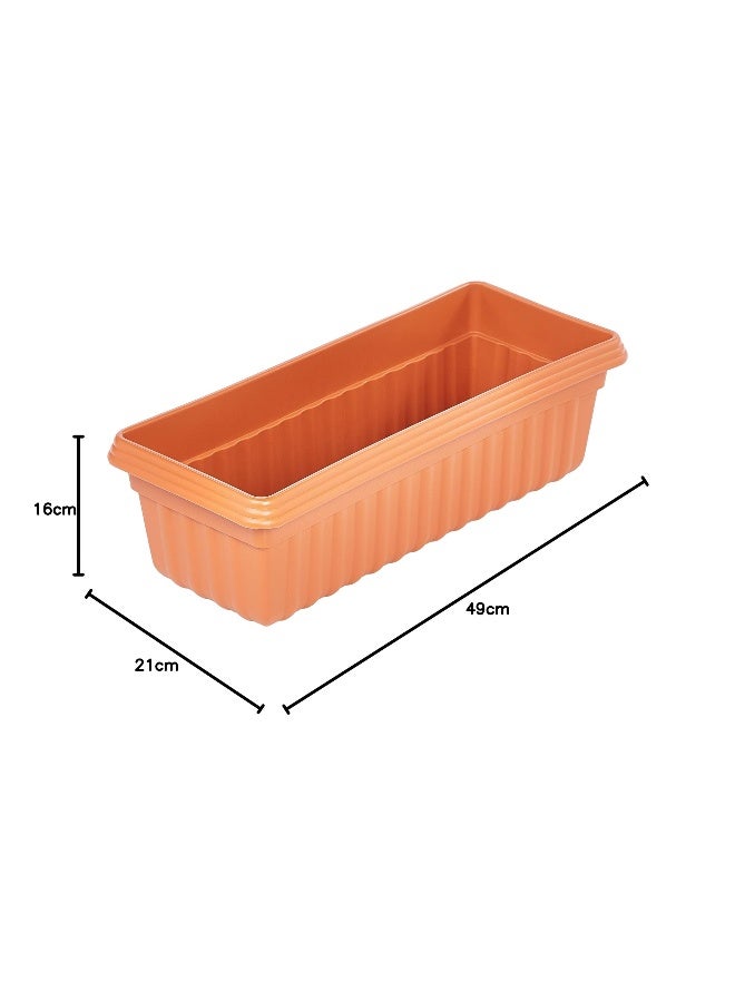 كوزموبلاست اصيص نباتات مستطيل صغير توفي 16x49x21سم - Image 3