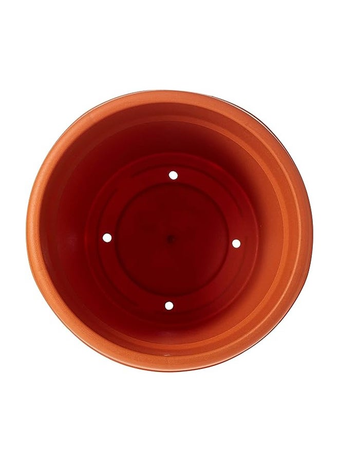 كوزموبلاست اصيص نباتات دائري مع صينية 14" توفي 14بوصة - Image 4