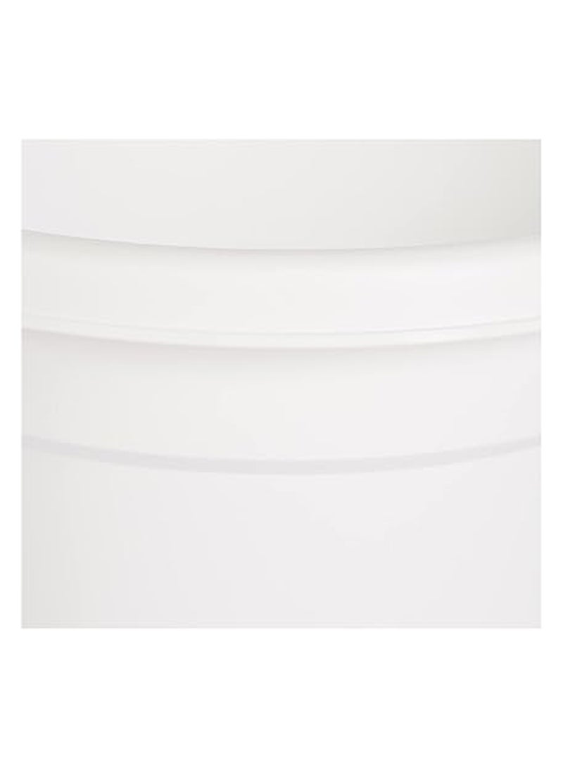 Cosmoplast 16" Flower Pot with Tray (White) White  - Image 3