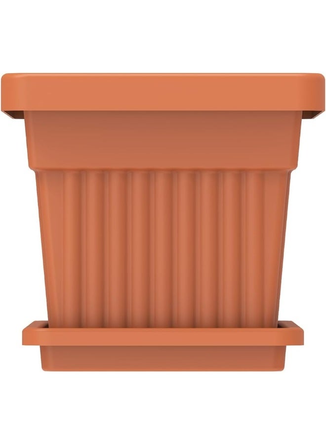 كوزموبلاست - حوض زراعة مستطيل مع صينية 24" توفي - Image 1