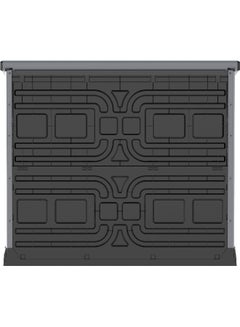 Cosmoplast 1200L Cedargrain Outdoor Garden Storage Shed With Flat Lid (Dark Grey) Dark Grey 1200.0Liters  - Image 3