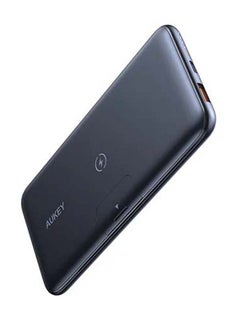 أوكي بطارية متنقلة لاسلكية ستاند مدمج PD USB-C 18 واط WL02 بسعة 10000 mAh أسود  - Image 1