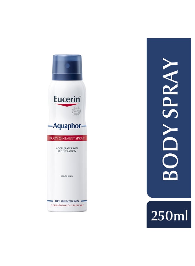 Eucerin Aquaphor Body Ointment Spray With Glycerin And Panthenol,Cracked And Irrated Skin Clear 250ml  - Image 1