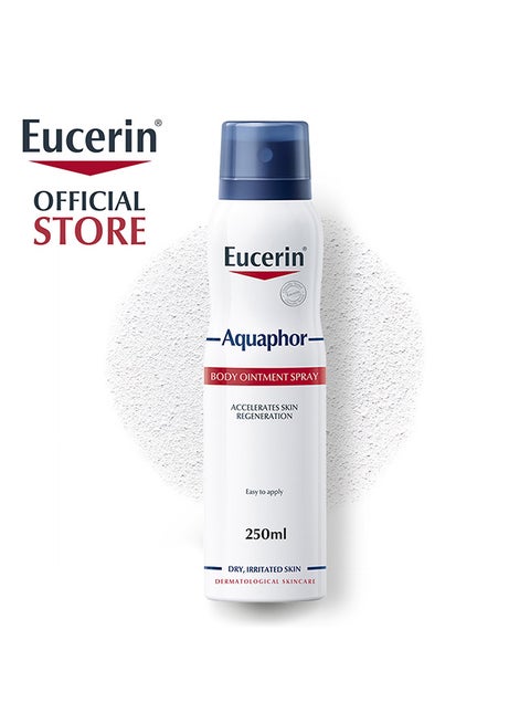 Aquaphor Body Ointment Spray With Glycerin And Panthenol,Cracked And Irrated Skin Clear 250ml