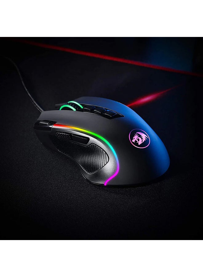 ماوس الألعاب M612 Predator RGB، ماوس ألعاب ضوئي سلكي بدقة 8000 نقطة في البوصة مع 9 أزرار قابلة للبرمجة و5 أوضاع بإضاءة خلفية، يدعم البرنامج زر إطلاق النار السريع لربط المفاتيح بنفسك - pnsku/N47077922A/45/_/1737447620/07e301e9-15f7-44ce-a2ae-347f0382f9bf