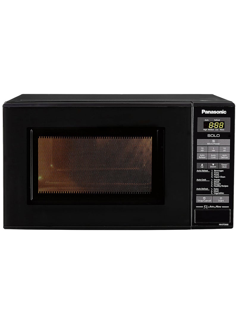 Panasonic - Solo Microwave Oven, 255mm Turntable, Child Safety lock, Auto Reheat, Touch Membrane Operations 20 L 800 W NN-ST266BVTG Black - Image 1