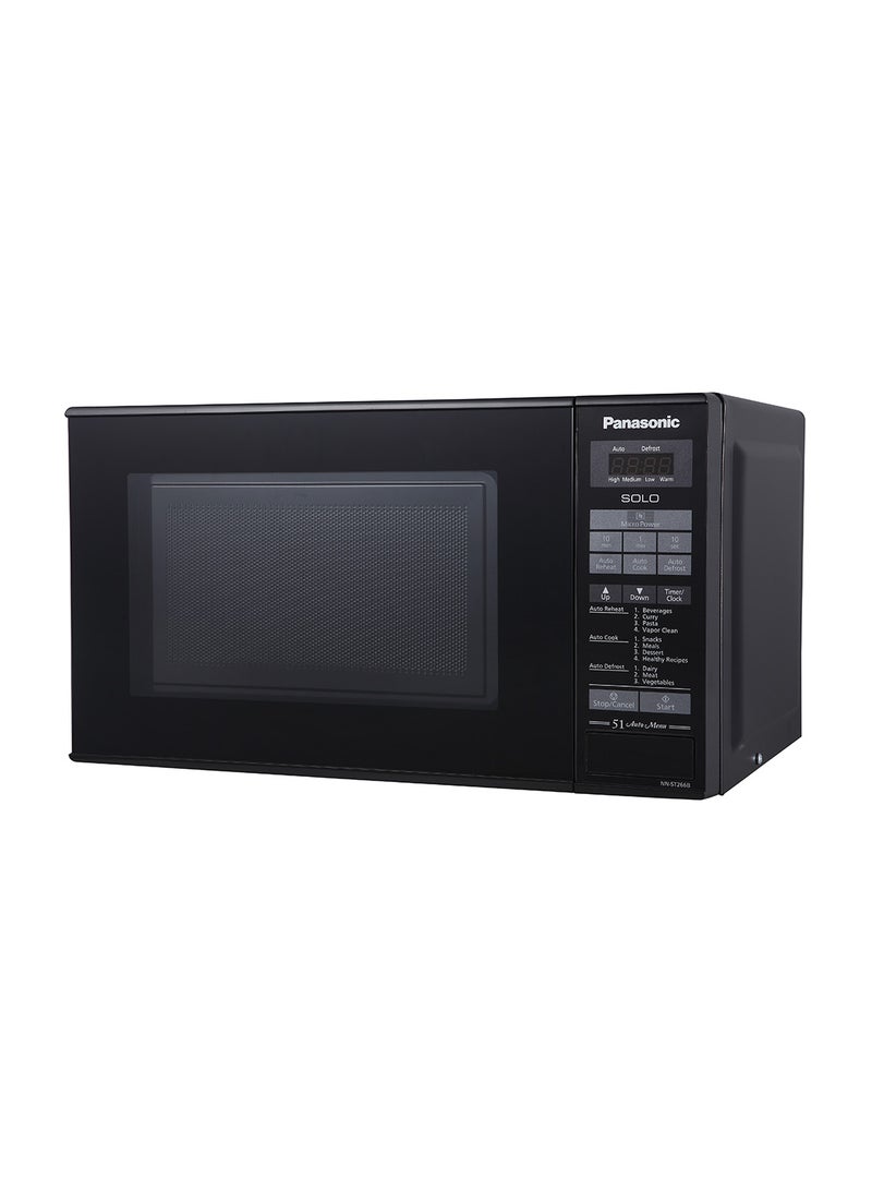 Panasonic - Solo Microwave Oven, 255mm Turntable, Child Safety lock, Auto Reheat, Touch Membrane Operations 20 L 800 W NN-ST266BVTG Black - Image 1