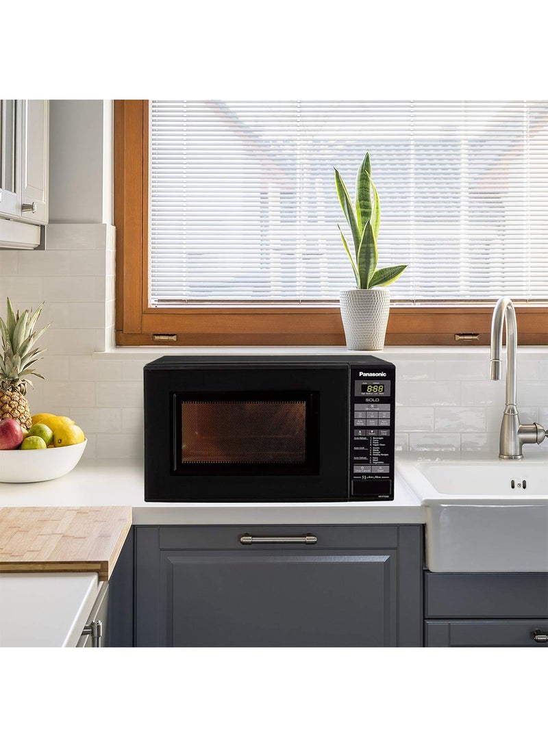 Panasonic - Solo Microwave Oven, 255mm Turntable, Child Safety lock, Auto Reheat, Touch Membrane Operations 20 L 800 W NN-ST266BVTG Black - Image 1