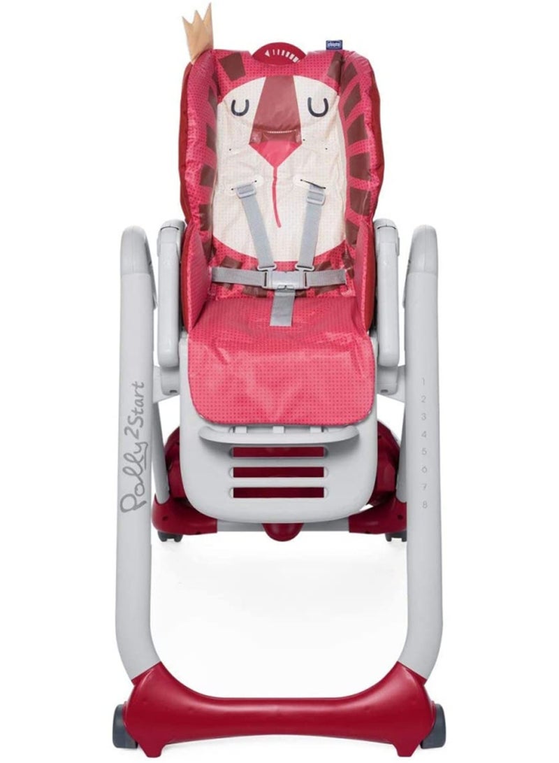 Chicco - Polly 2 Start Highchair 0M-3Y - Lion - Image 1