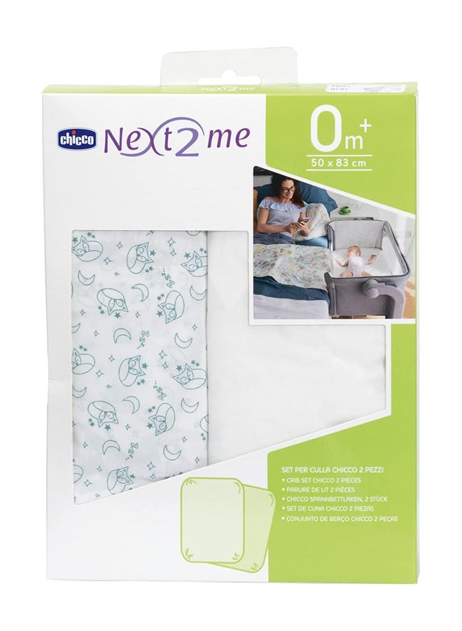 Chicco Duvet Cover Set 3 Pcs (Fitted Sheet, Duvet Cover, Pillow Case) For Next2Me Forever, Foxy  - Image 3